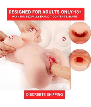 Breast & Vagina Hot Sexy Doll for Men Masturbation Enjoy real Partner Sex ( Free Lube)