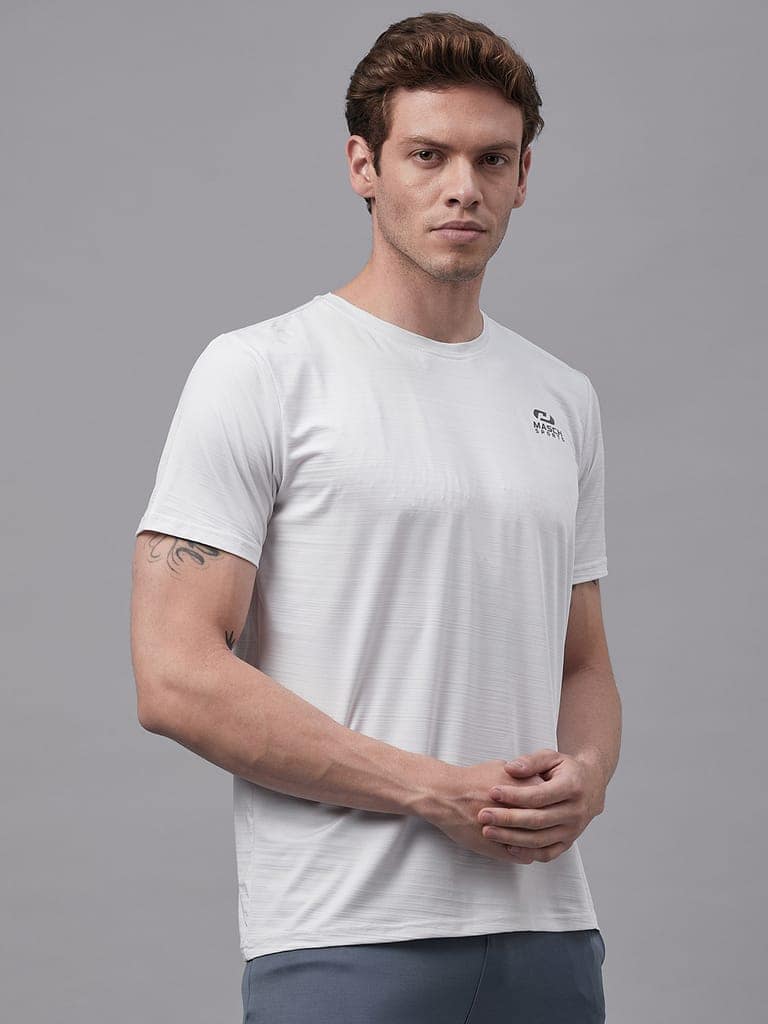 Masch Sports Men’s Dri-Fit Sports & Active Wear, Running & Training Half Sleeves Polyester Round Neck T-Shirt view 6