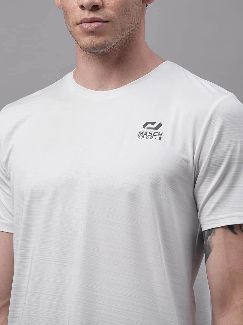 Masch Sports Men’s Dri-Fit Sports & Active Wear, Running & Training Half Sleeves Polyester Round Neck T-Shirt view 8