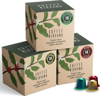 Coffee Nirvana, Assorted Pack of 30 pods, Nespresso Compatible Aluminum Capsules