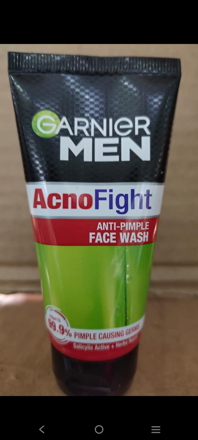 Garnier men acno fight face wash