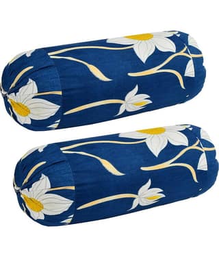 MAHALUXMI COLLECTION Set of 2 Polyester Bolster Covers