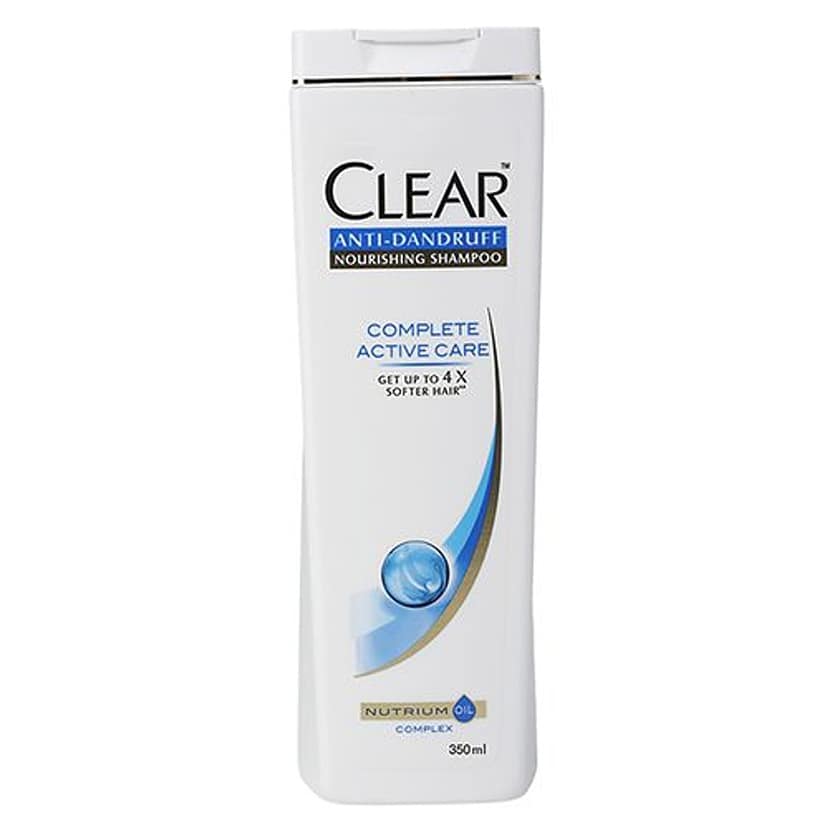 Clear Complete Active Care Anti-Dandruff Nourishing Shampoo - Nutrium Oil, Get Up To 4X Softer Hair, 350 Ml Bottle view 2