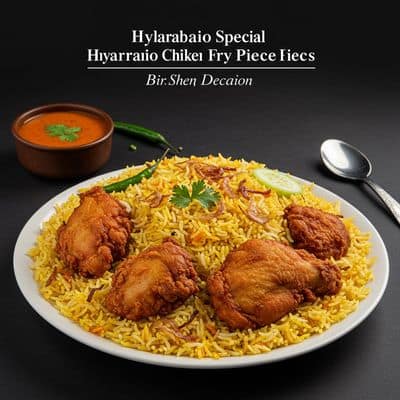 Hyd Special Chicken Fry Piece Biryani