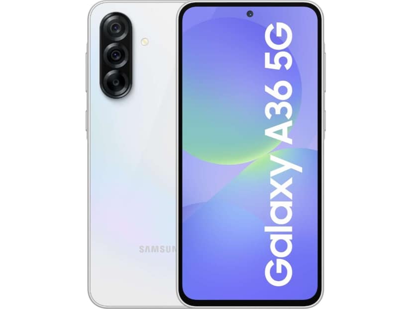 Samsung A36 5G Smartphone, 8GB RAM, 256GB Storage - Awesome White