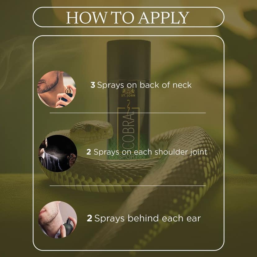 ST.JOHN Sports Deodorant Body Spray for Long Lasting Protection 50ml (Pack of 12) view 3