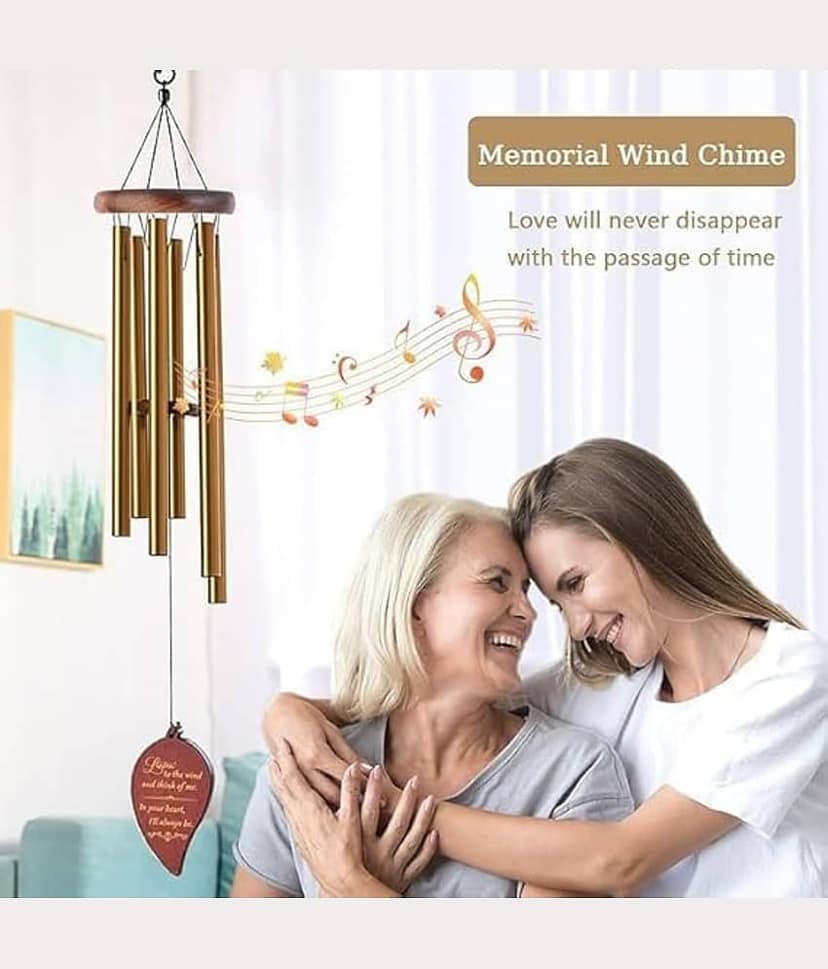 KRAMOX WIND CHIMES BELL Aluminium Rod Indoor Windchime Pack of 1 view 2