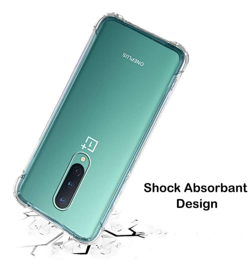 Faircost for OnePlus 8 Back Cover Shockproof (Silicon| Transparent) view 4