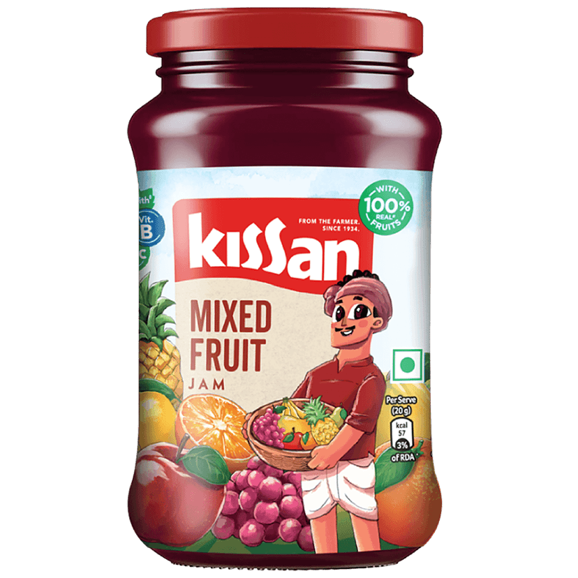 Kissan Mixed Fruit Jam, 500 G view 2