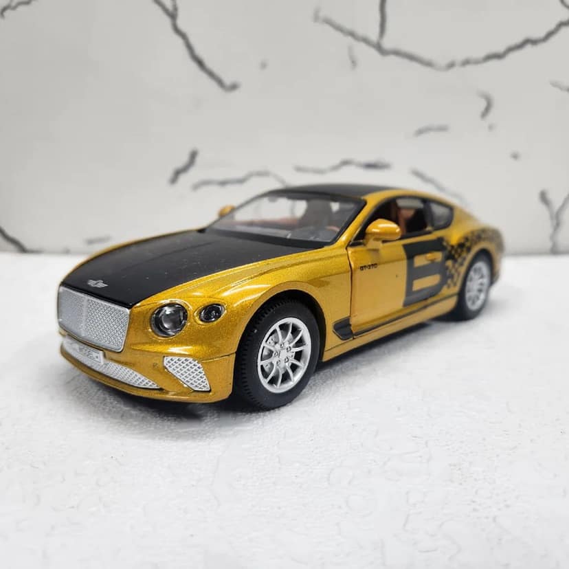 KTRS ENTERPRISE DieCast Zinc Alloy 1/24 Scale Bentlley Continental GT Coupe with for Openable Doors, Working Headlights Tail Lights 【Colors as Per Stock】 view 2