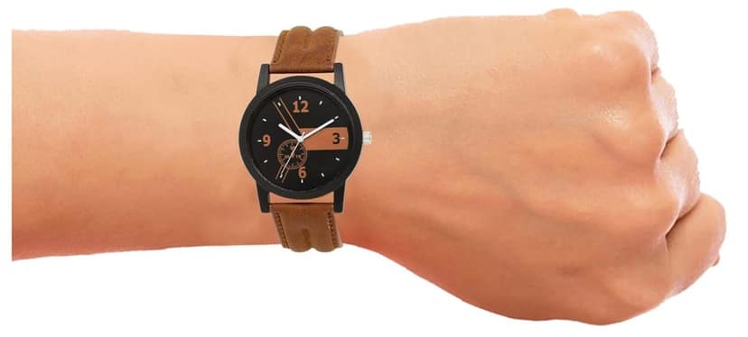 Multicolor Simple Look Analog Watch for Men LR01 view 5