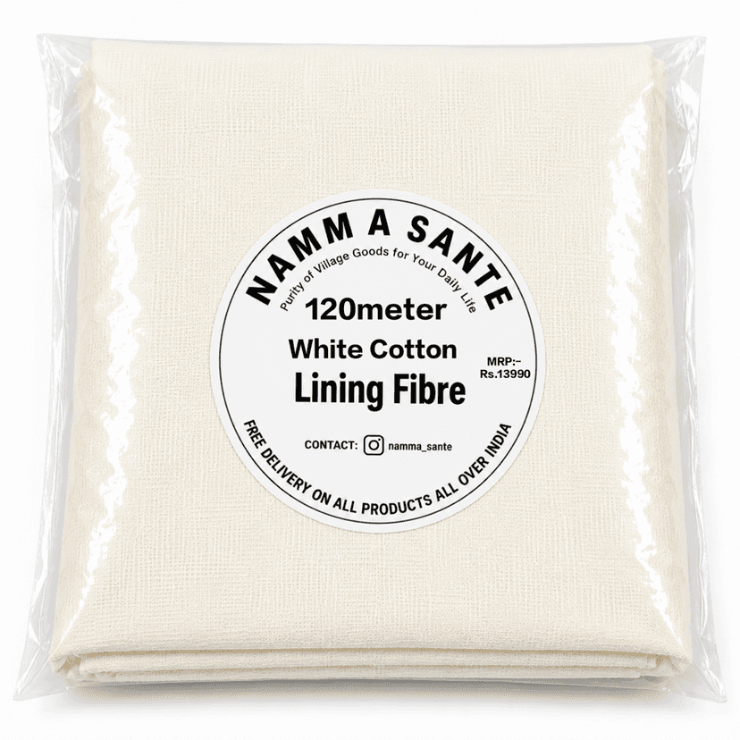 White Cotton Lining Fabric (Bada Panna), White Cotton Lining Fibre (Bada Panna), White Lining Cloth (Bada Panna), Soft White Cotton Lining (Bada Panna), White Garment Lining Fabric (Bada Panna)