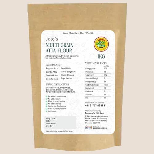 Jote Masala Multi Grain Atta Flour 1 Kg view 3
