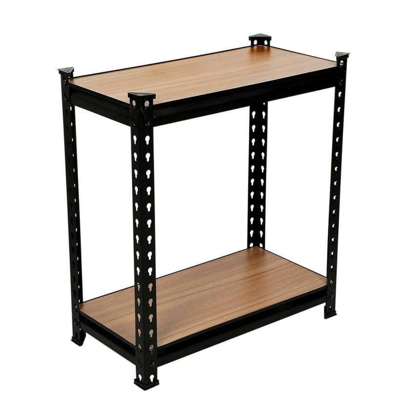 STAR WORK - Adjustable Shelves Bolt-Less (Laminate MDF Sheet) Storage Shelving Display Plant Flower, Stand Bookshelf for Home, Office, Kitchen 2'3" x 2" x 1 "(2 Shelves)