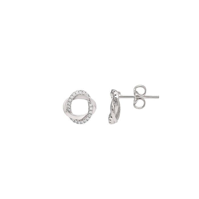 Silver Allure Earrings view 6