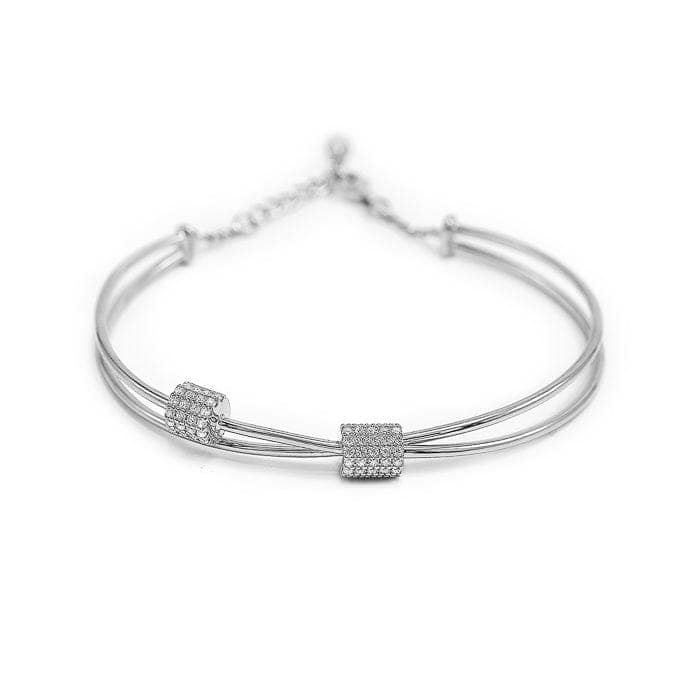 Silver Alligned Kada view 4