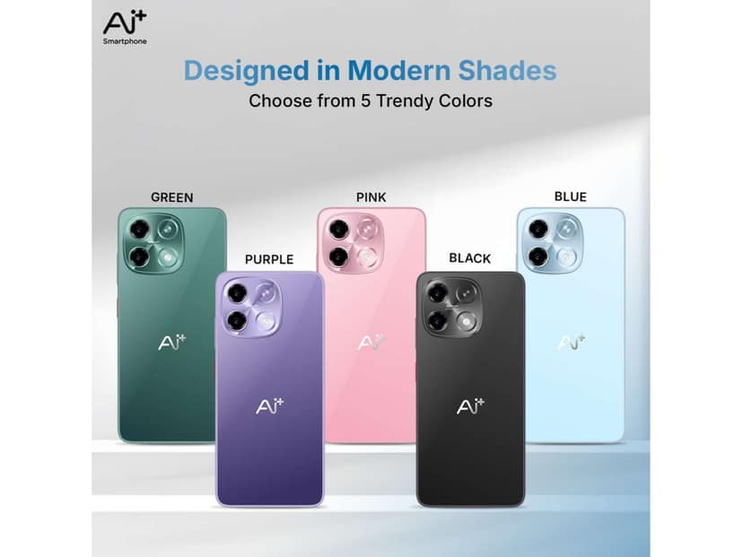 Ai+ Nova 2 5G Smartphone, 4GB RAM, 64GB Storage - Black view 4