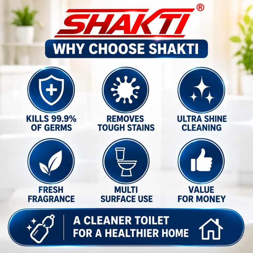 SHAKTI Toilet Cleaner 1 Ltr - 2 Pcs Combo view 10
