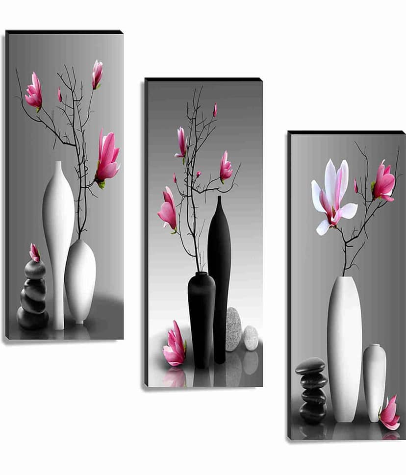 Saf - Floral Painting Without Frame
