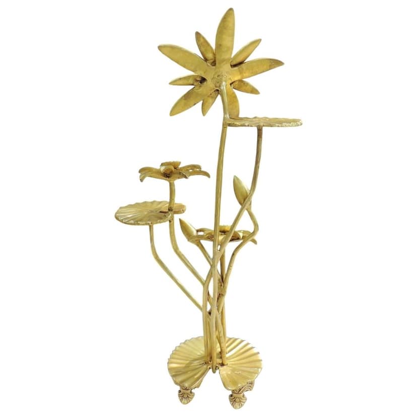 Brass Decorative Flower Showpiece, Height : 32 Inch (BSMAS1938 C) view 3