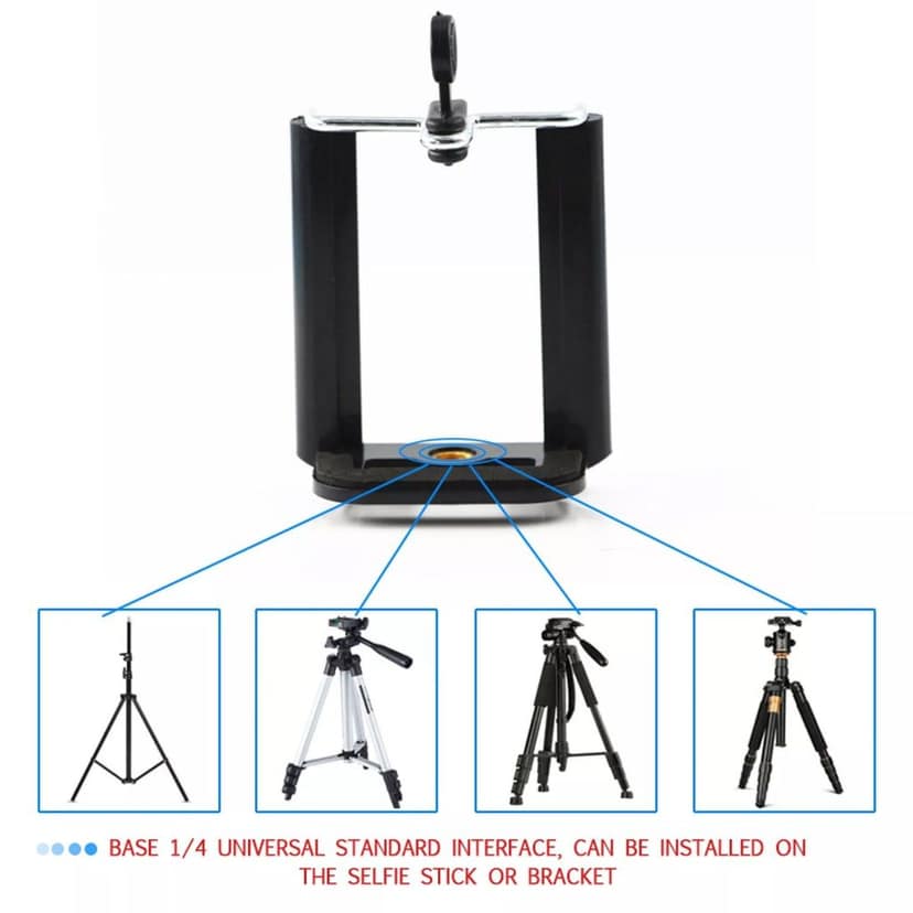 Mobile Holder Attachment For Selfie Stick and Mobile Tripods view 6