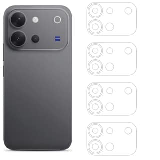 ISAAK Back Camera Lens Protector compatible for Vivo V80 (Pack of 4)