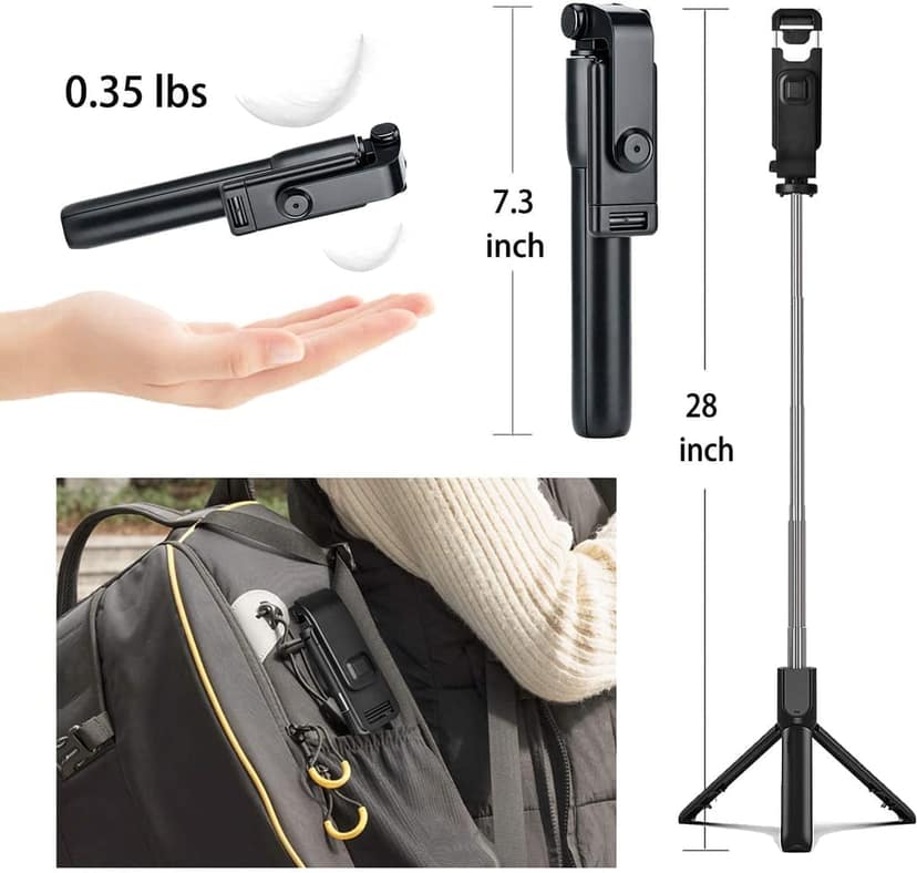 XBLAZE Q07 BLUETOOTH INTEGRATED SELFIE STICK view 2