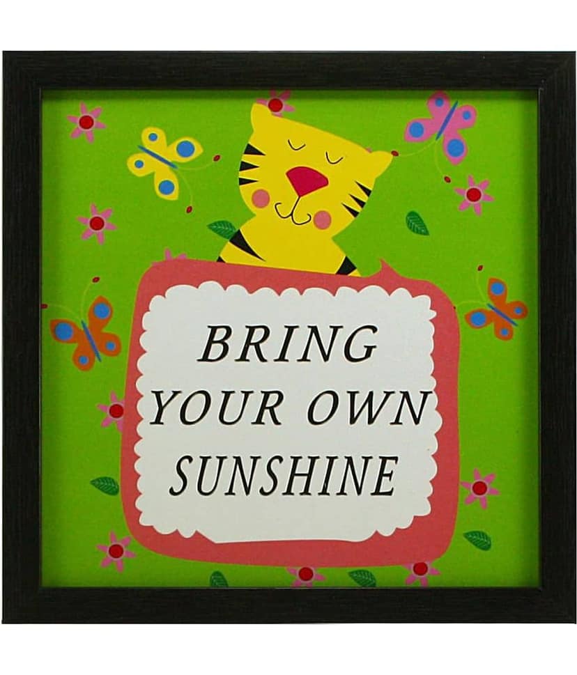 Indianara Kids Décor Synthetic Painting With Frame view 2