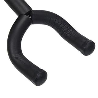 Juârez JRZ100 Guitar Wall Hanger/Mount/Holder/Hook/Stand/Rack for Acoustic/Electric/Bass Guitars, with Fittings/Accessories, Black