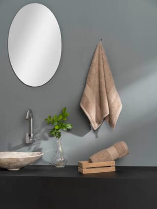 DDecor 100% Premium Cotton Hand Towel | Plain 500TC | Zero Twist with High Absorbency | Perfect for Everyday Use | Brio Collection | 40 CM X 60 CM