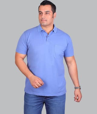 Xmex Pack of 1 Cotton Blend Regular Fit Solid Half Sleeves Men's Polo T Shirt ( Mustard )