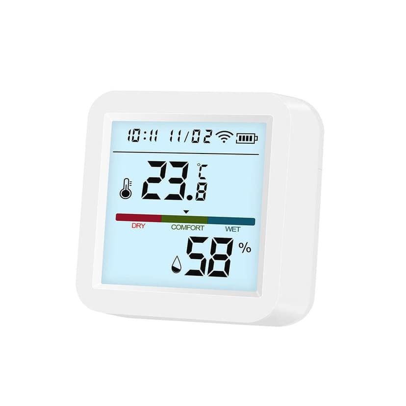 AUSHA Smart Wi-Fi Hygrometer Thermometer | Indoor Temperature & Humidity Monitor with Tuya App view 2