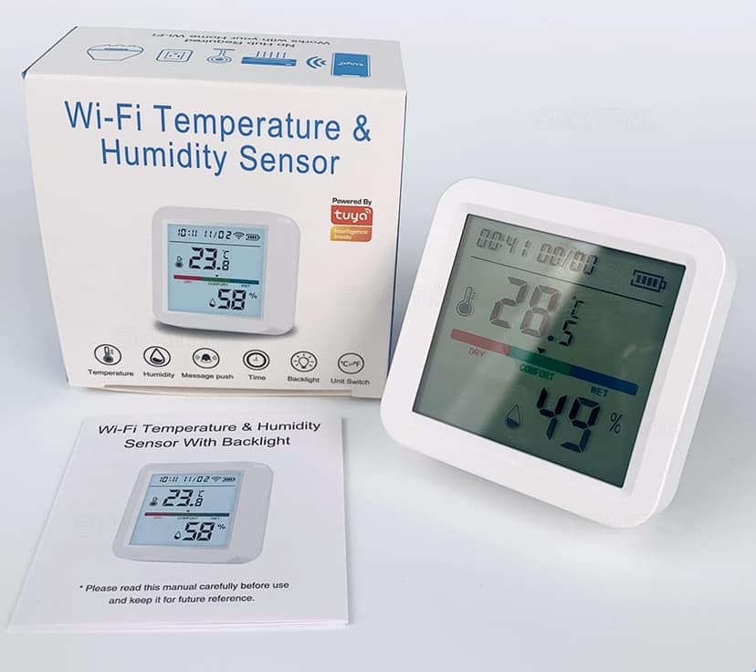 AUSHA Smart Wi-Fi Hygrometer Thermometer | Indoor Temperature & Humidity Monitor with Tuya App view 4