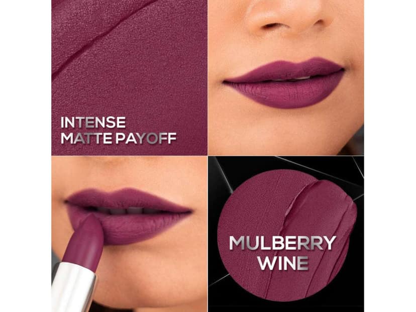 RENEE Prime Matte Lipstick - Lightweight & Long-Lasting Formula, Creamy Matte Finish, One Swipe Application, Non-Drying, Vitamin E Infused, 4.5Gm - Mulberry Wine view 2