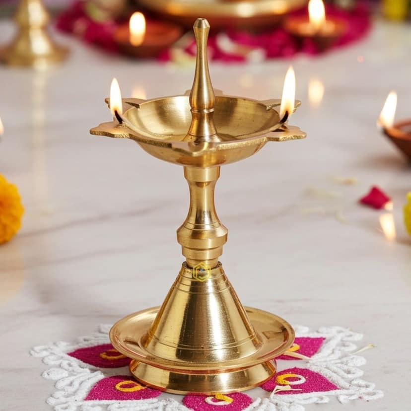 Brass Table Decor Kerala Fancy No. 2 (FMAS683 B)
