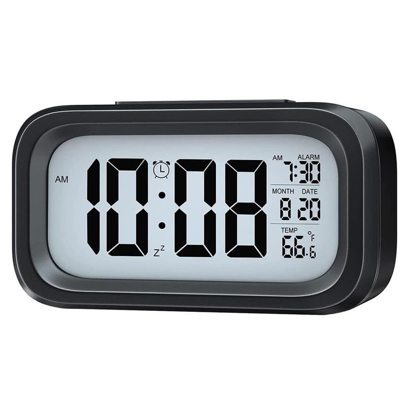Digital LCD Alarm Clock with Backlight (1 Pc) view 5