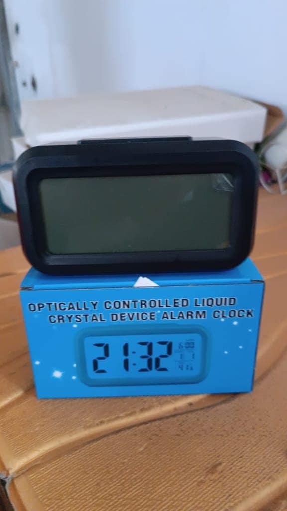 Digital LCD Alarm Clock with Backlight (1 Pc) view 7