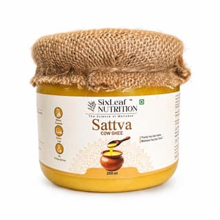 SixLeaf Sattva Cow Ghee 250ml