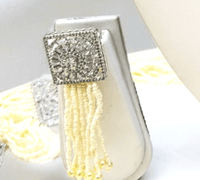 Belt Set With CZ Stones and Pearls - Signature Collection By Amit Chauhan And Sons view 2