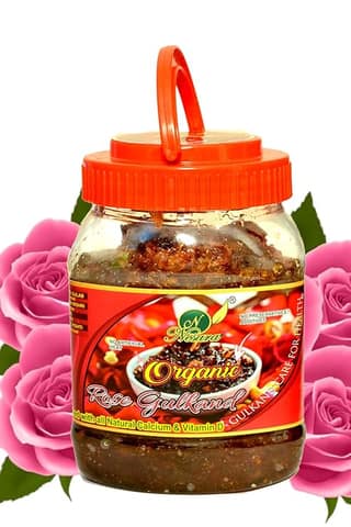 Nesara Natural Sun Cooked Rose Gulkand With Dry Fruits, 1000 gm