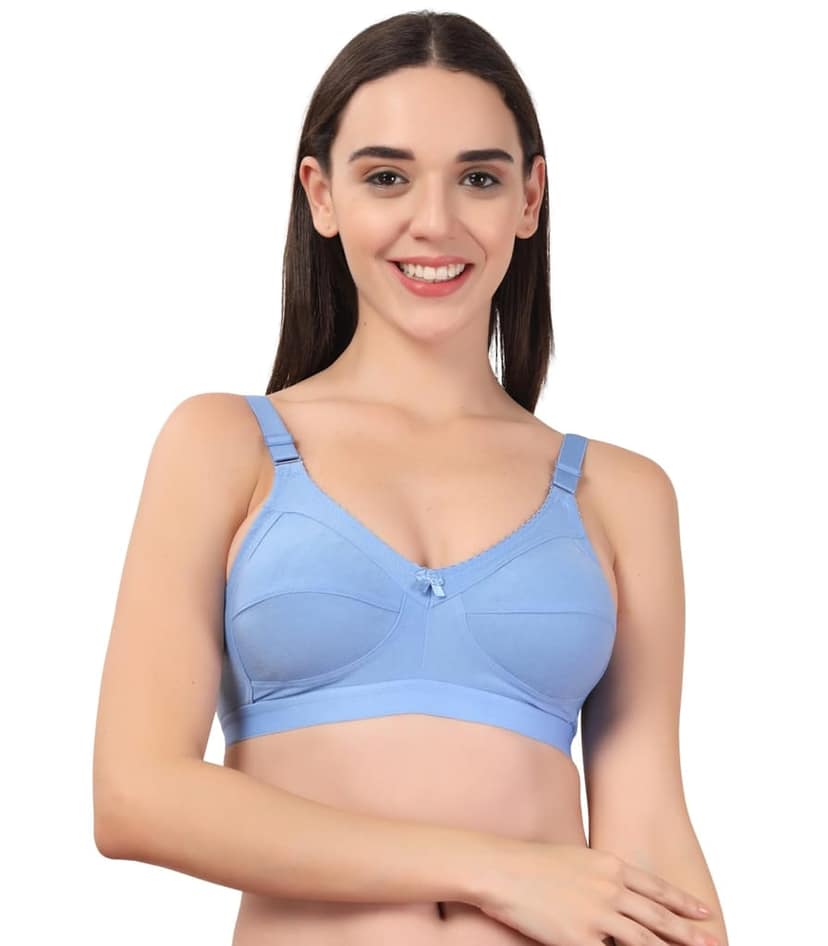 ADORNSTAR Women's Cotton Non-Padded Full Coverage Bra view 5