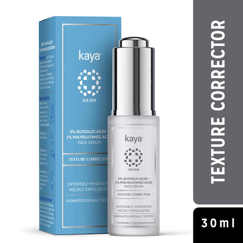 kaya Kaya 5% Glycolic Acid + 1% Polyglutamic Acid Face Serum_x000D_ Texture Corrector