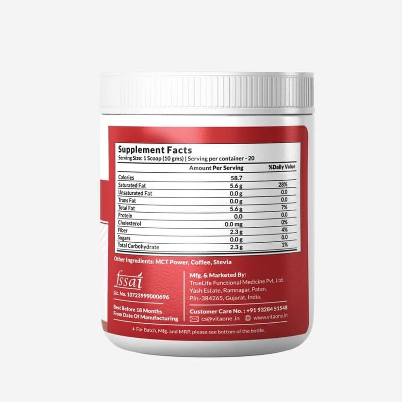 VitaOne Instant Keto Coffee Mix for Energy & Weight Support view 3