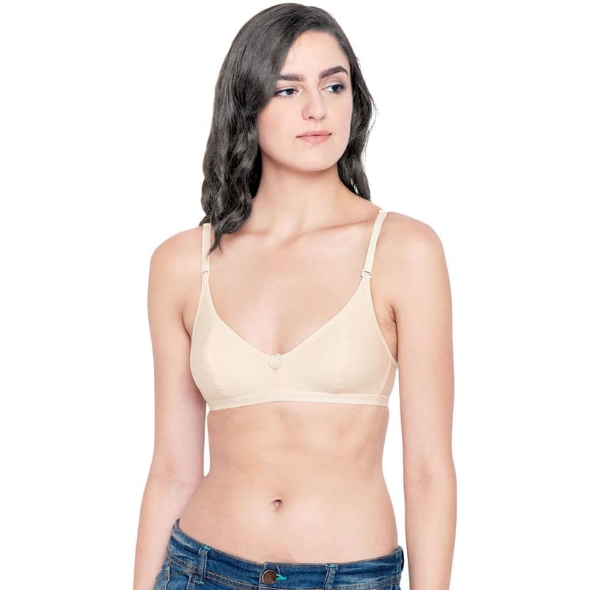 Bodycare Women Cotton Spandex Full Coverage Non Padded Regular Bra Pack - 2 E1575SPI view 2