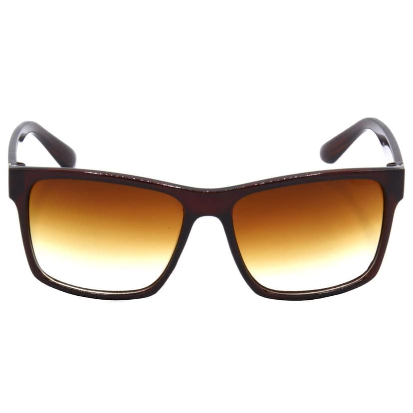 Hrinkar Brown Rectangular Cooling Glass Brown Frame Best Sunglasses for Men & Women - HRS468-BWN-BWN view 2
