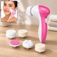 Facial Cleansing Brush / 5-in-1 Face Cleaning Massager view 2