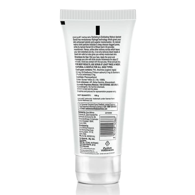 Everyuth Naturals Advanced Hydrating & Exfoliating Walnut Apricot Scrub (50 g) view 4