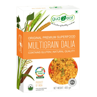 Gud2eat MULTIGRAIN DALIA - Healthy food | simple to make spicy upama | tasty and delicious | 400g