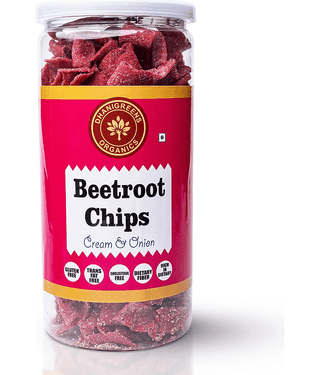 DHANIGREENS ORGANICS Beetroot Vegetable Chips 150 g