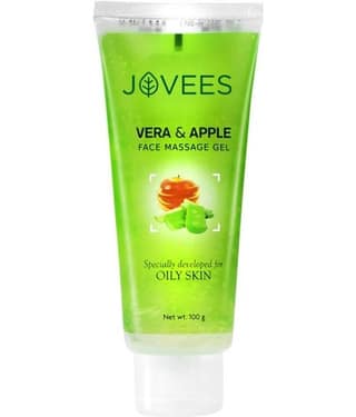 Jovees Herbal Face Massage Cream with Vera and Apple Improves Skin Texture, 100gm (Pack of 1)